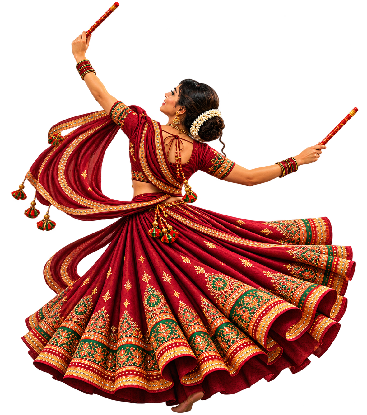 ONGC Navratri Garba Dancer Girl